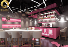 奶茶甜品店装修设计