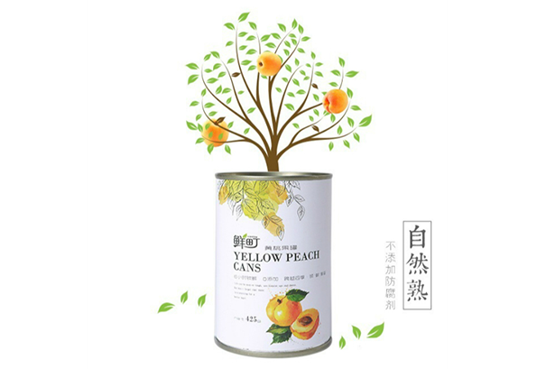 鲜町水果罐头